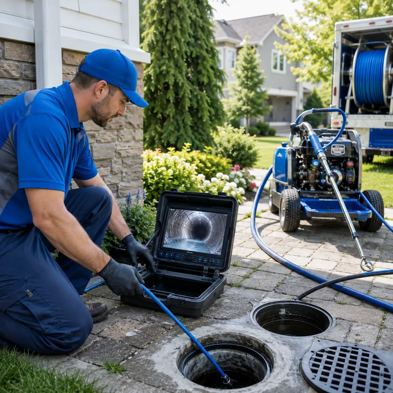 Outdoor drain cleaning professionals serving Roberta, GA