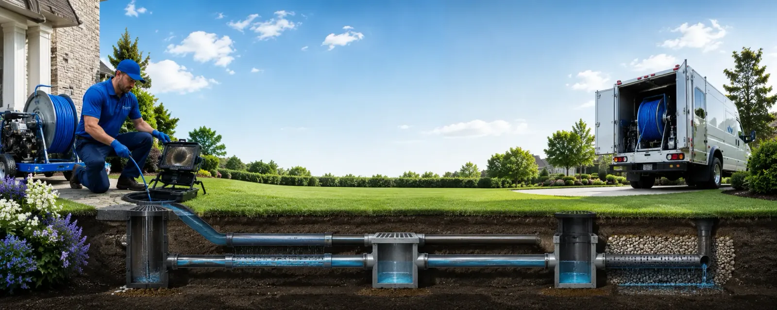 Outdoor drain cleaning information for Roberta, GA